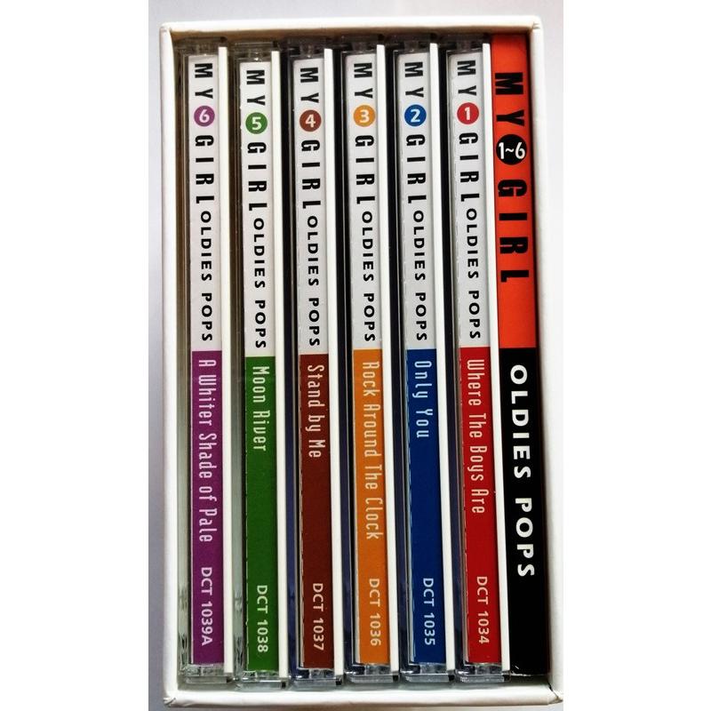 中古CD 6枚組 オムニバス『 MY GIRL / OLDIES POPS 1〜6 』品番：DCT