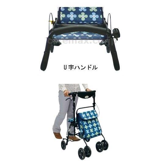 介援隊 シルバーカー アンサンブル クロコ黒（クロコ紫のバッグ類も