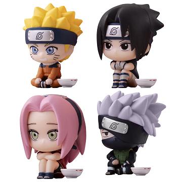 BANDAI（バンダイ） まちぼうけ NARUTO ナルト ラーメン一楽の場合 全4