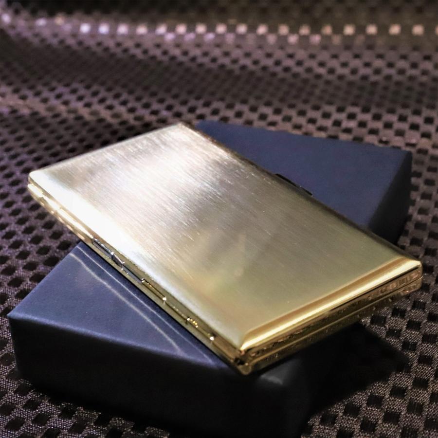 ZIPPO（ジッポー） PEARL 超薄型 メタルシガレットケース ゴールド