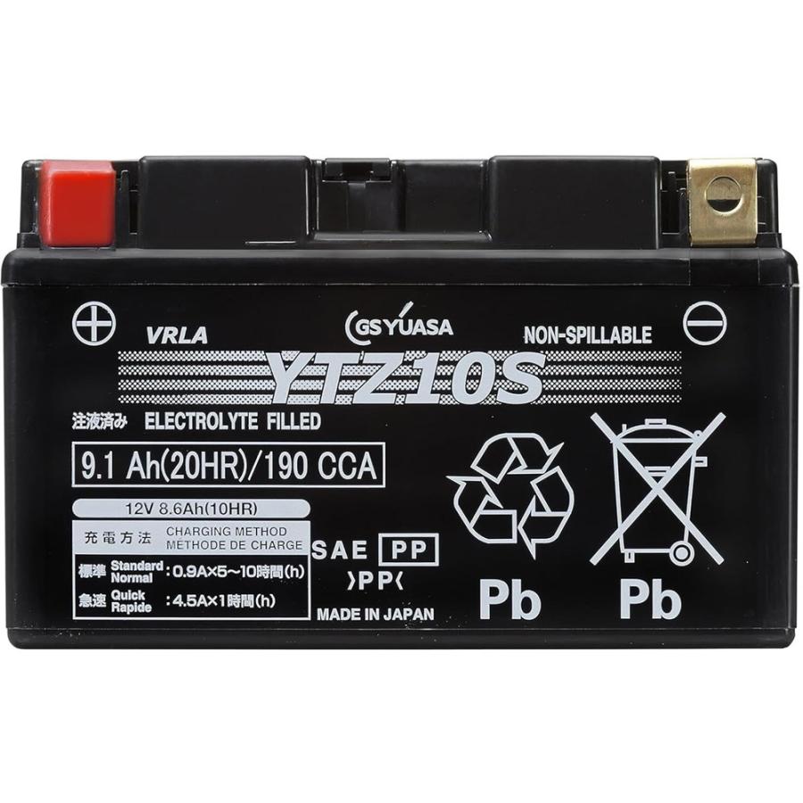 GSユアサ YTZ10S GSユアサ バッテリー YUASA バイク バッテリー 純正品