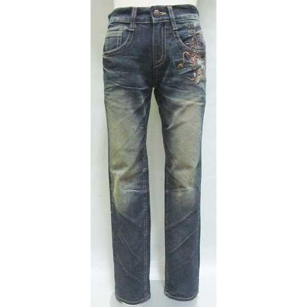 クラウド メンズ ジーンズ CLOUD イーグル ドリームキャッチャー 刺繍