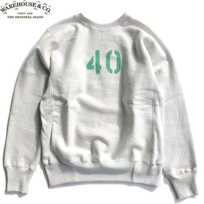 WAREHOUSE（ウエアハウス） ＆CO. 483 CREW NECK SWEAT SHIRTS NO.40