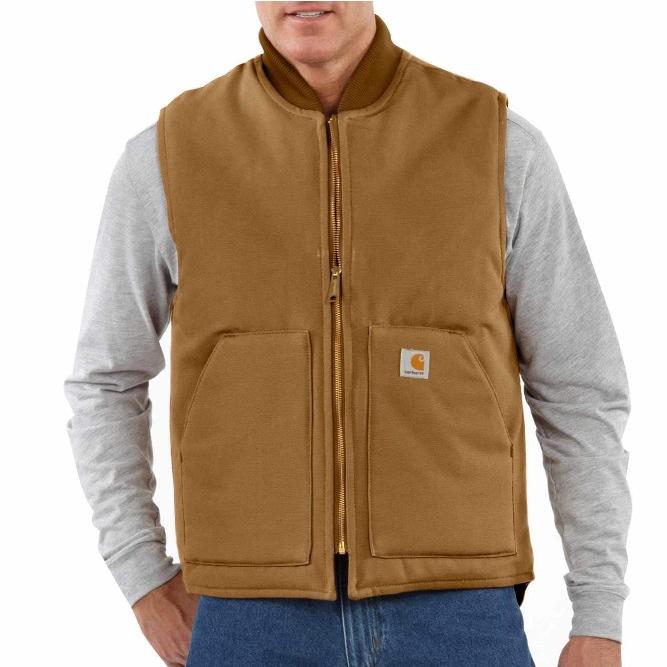 Carhartt（カーハート） V01 ダックベスト ブラウン 12オンス
