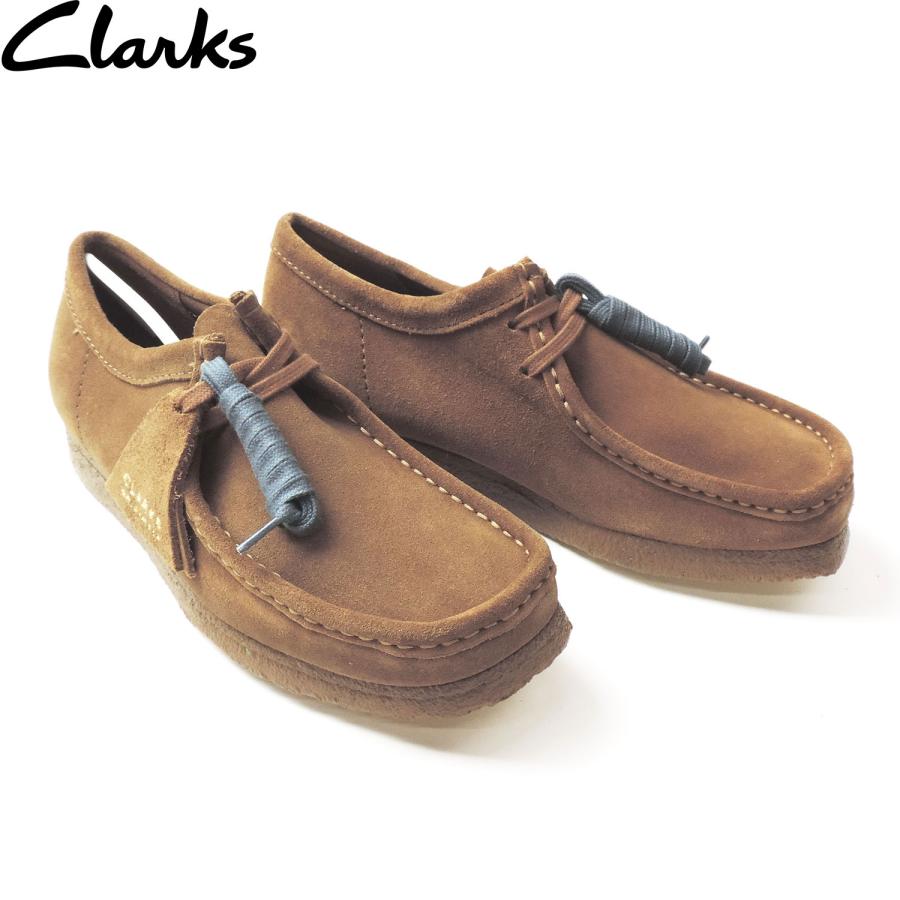 Clarks（クラークス） ワラビー スエード シューズ ベージュ メンズ