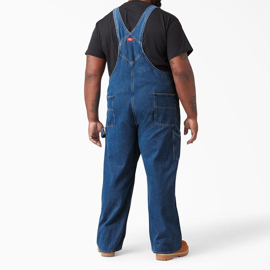 Dickies（ディッキーズ） DICKIES 8396 MENS INDIGO BIB OVERALL STONE