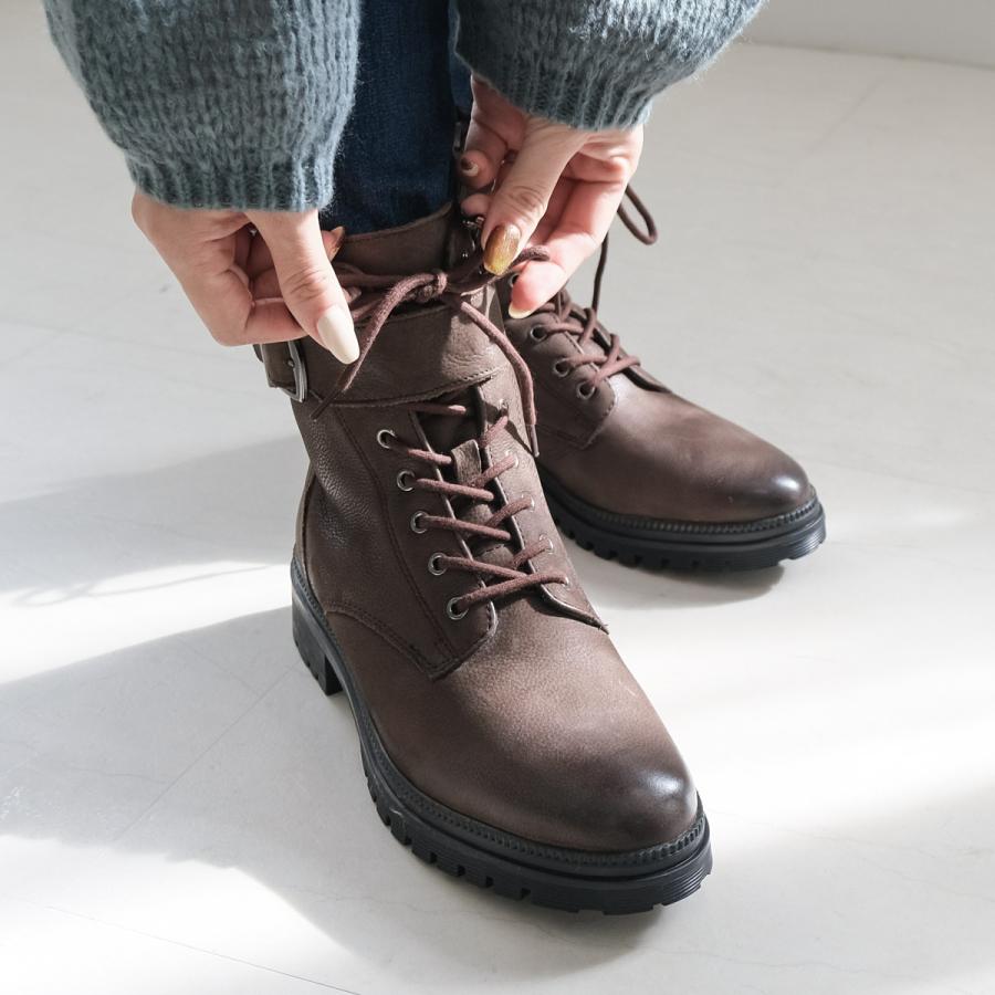ショートブーツ レースアップブーツ レディース エンジニアブーツ