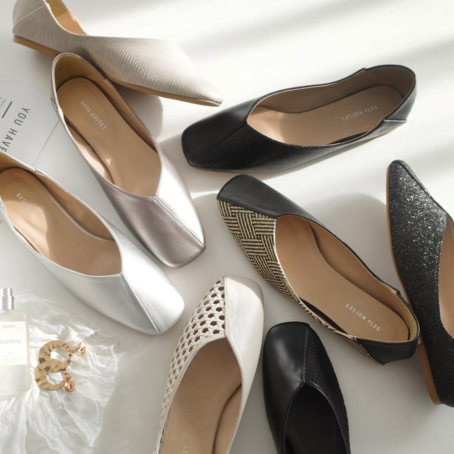 AmiAmi（アミアミ） パンプス バブーシュ Vカットスクエアトゥ