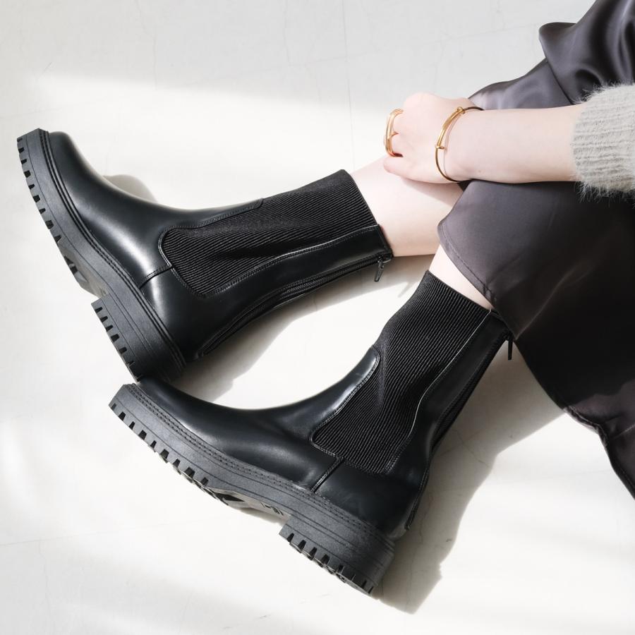 d*7様 MM6 マルタンマルジェラ リブニット ソックスブーツ 37 未使用