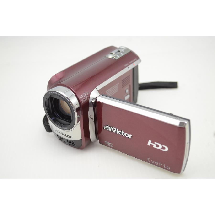 ケンウッド 美品 JVC Everio GZ-MG840 デジタルビデオカメラ レッド 元