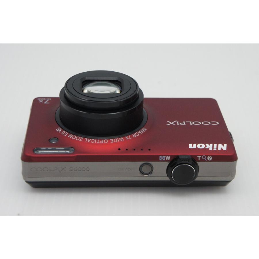 ニコン（Nikon） COOLPIX S6000 コンパクトデジタルカメラ レッド
