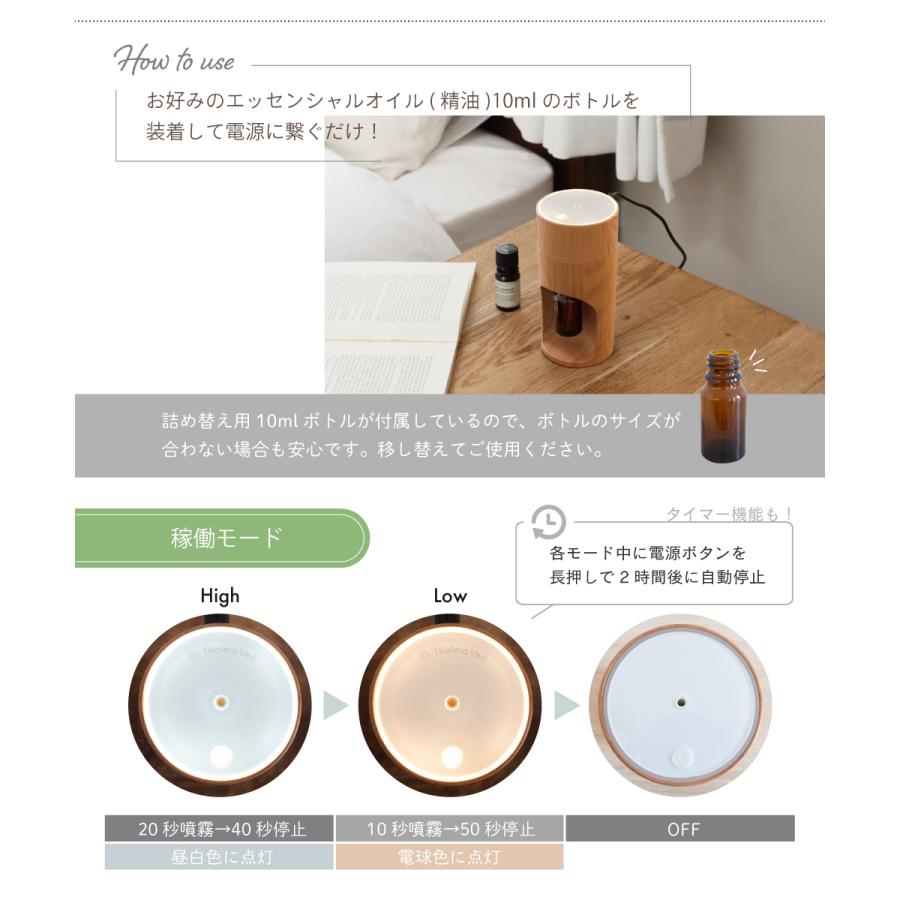 キシマ（KISHIMA） アロマディフューザー 水なし 車 噴霧式