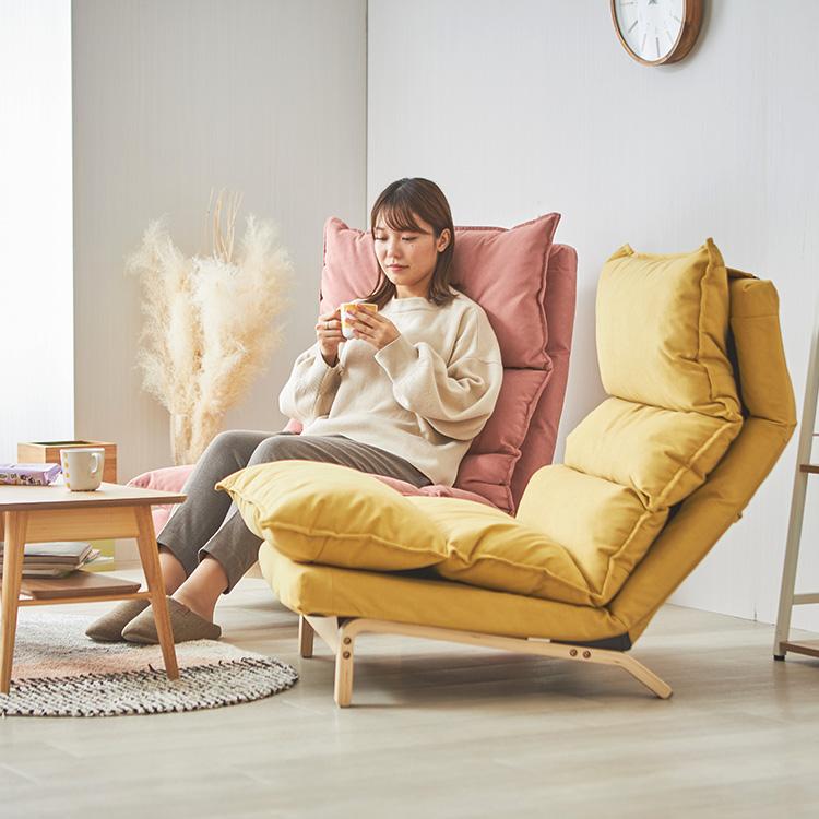 DOSHISHA（ドウシシャ） 座椅子 ハイバック リクライニング ワイド