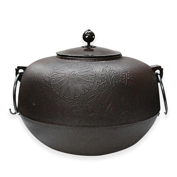 高橋敬典 茶釜 政取釜 y-225 : アンティーク慈光 - 通販 - Yahoo