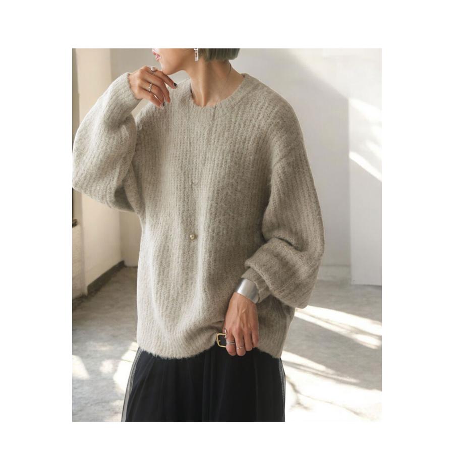 antiqua（アンティカ） モヘア風ニット ニット レディース トップス