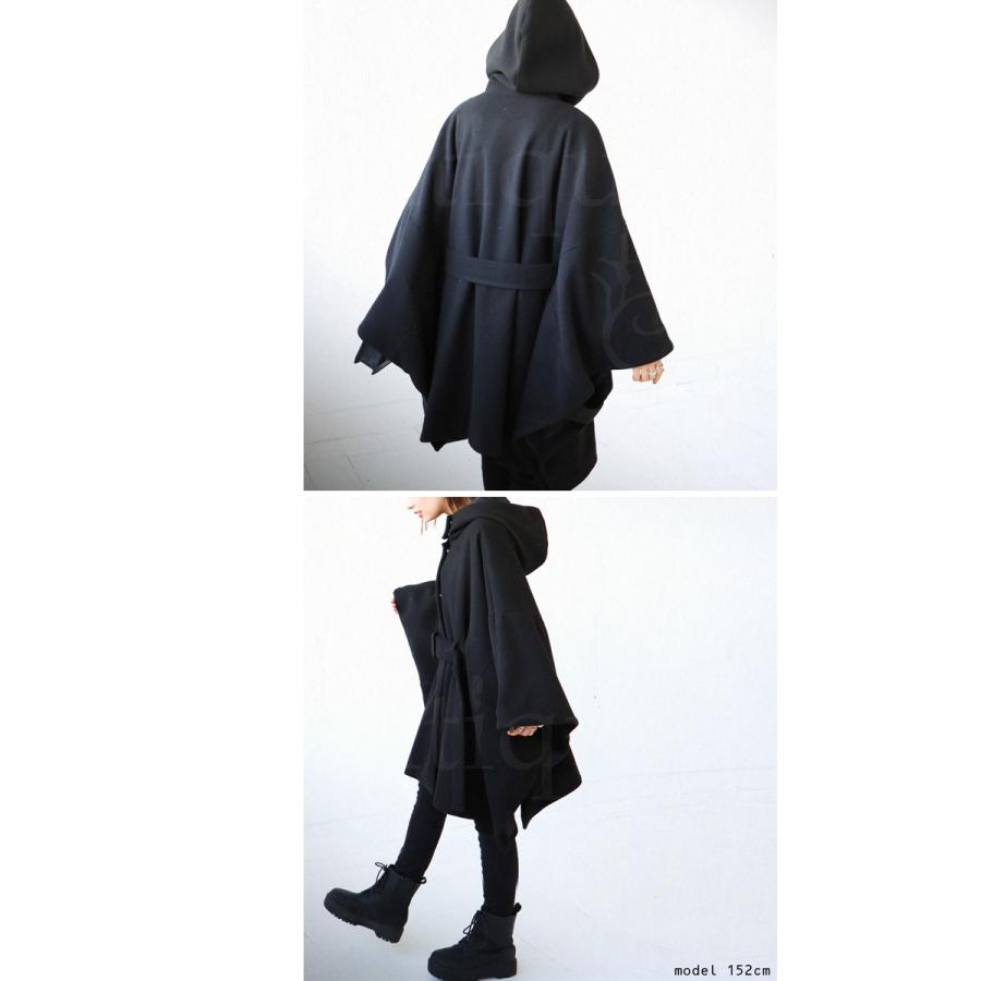 antiqua（アンティカ） フード付き ポンチョコート ポンチョ