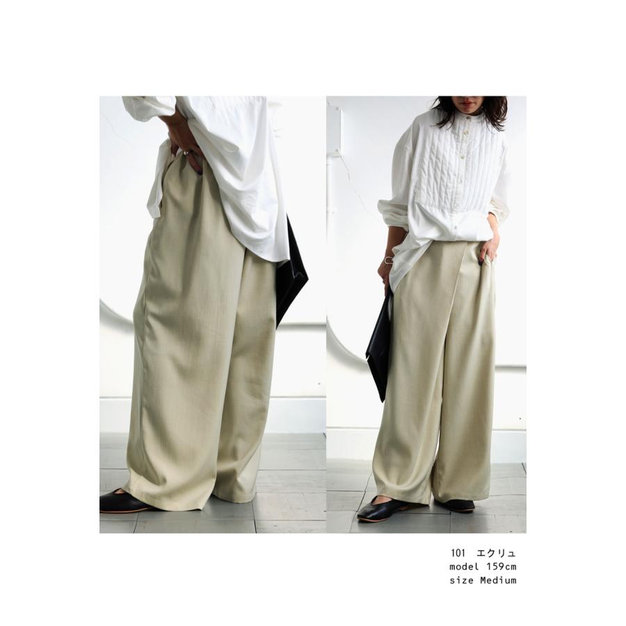 antiqua（アンティカ） クロスデザインパンツ パンツ レディース