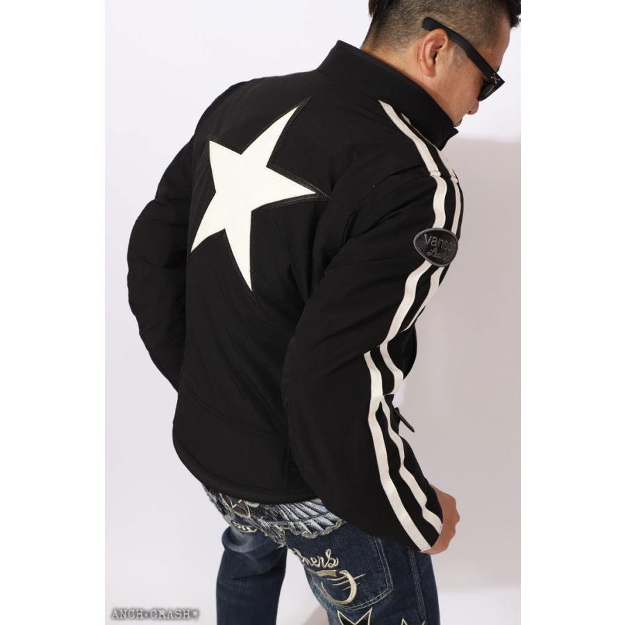 VANSON（バンソン） 防寒防水ライダースジャケット VS21107W 肩・肘