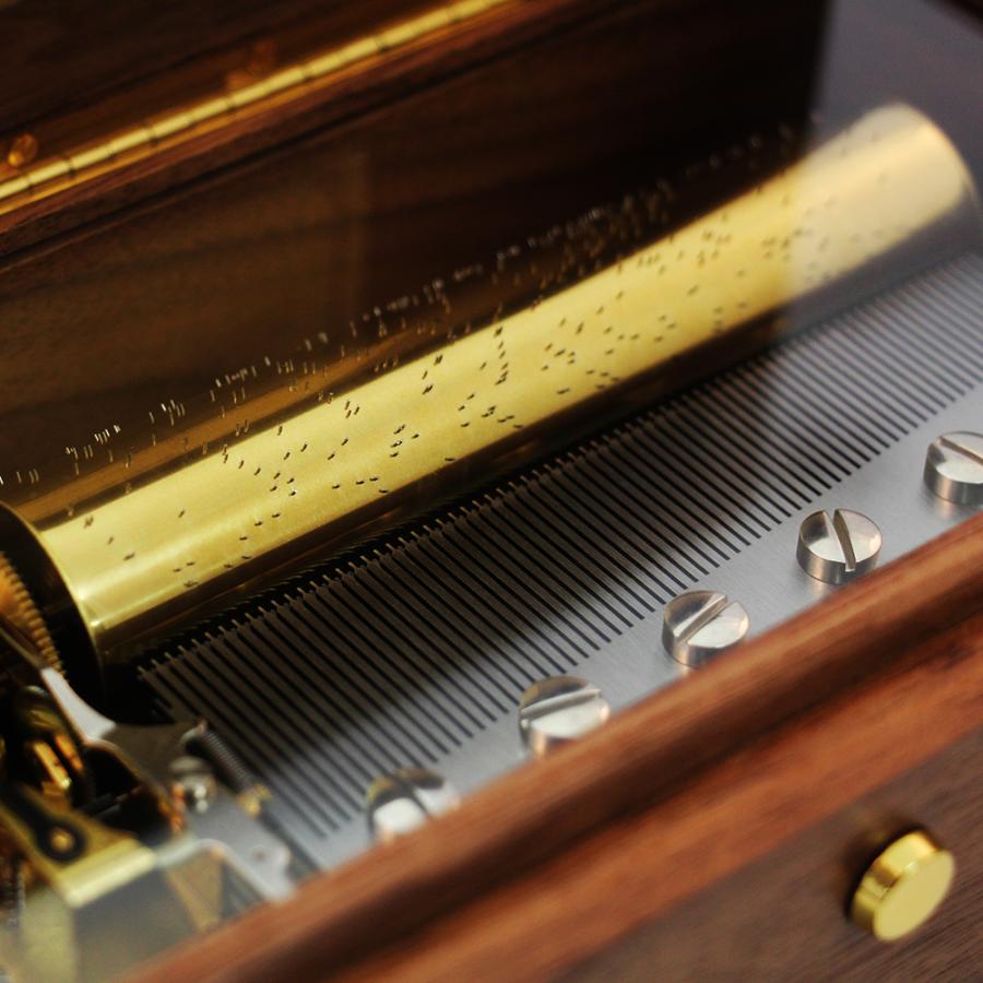 REUGE（リュージュ） オルゴール 72弁 L'Auberson ウォールナット AXA