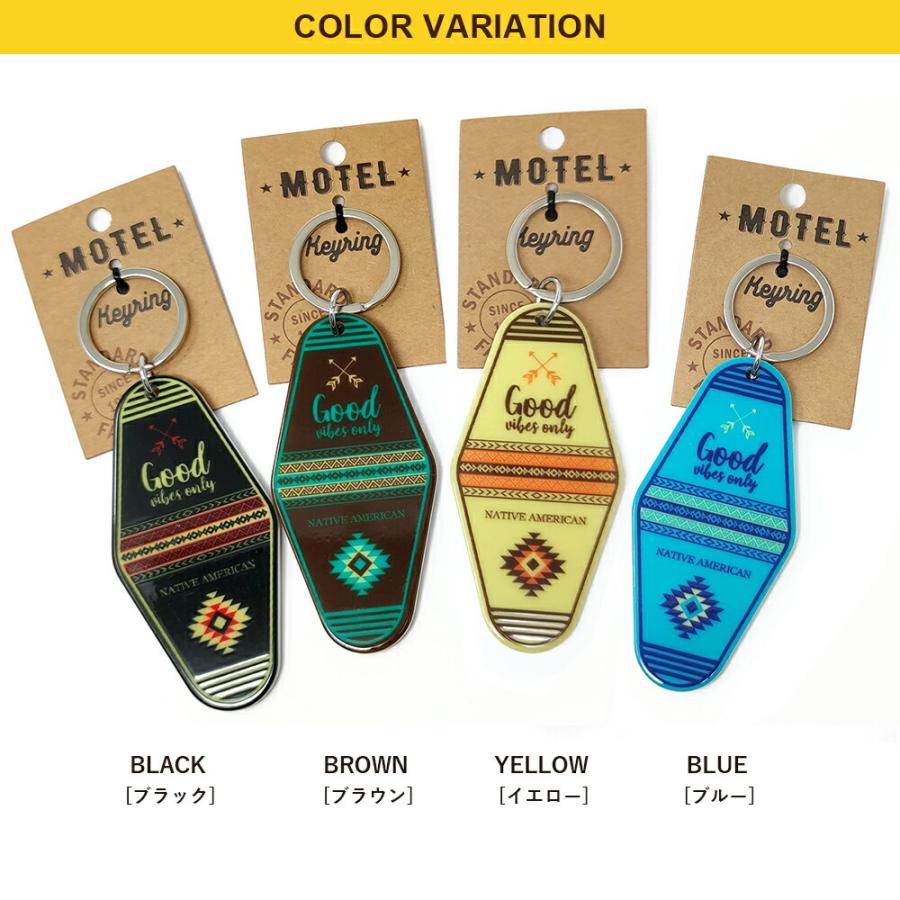 モーテルキーホルダー ネイティブ オルテガ ヴィンテージ アクリル