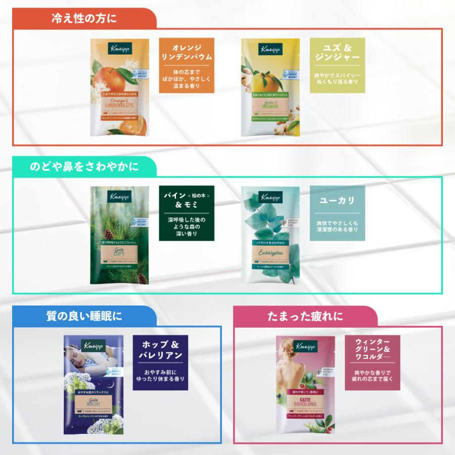 KNEIPP（クナイプ） バスソルト 10種類セット メール便 入浴剤 お試し