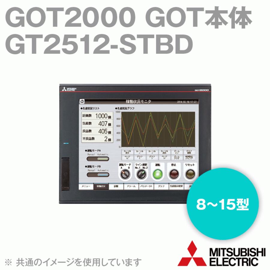 三菱電機（MITSUBISHI ELECTRIC） GT2512-STBD GOT本体 （12.1型