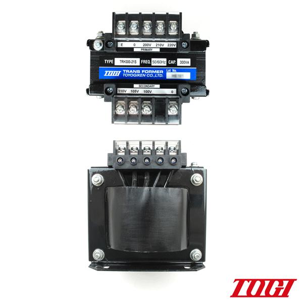 東洋技研(TOGI) TRH300-21S トランス 単相複巻 (容量300VA) (B種絶縁