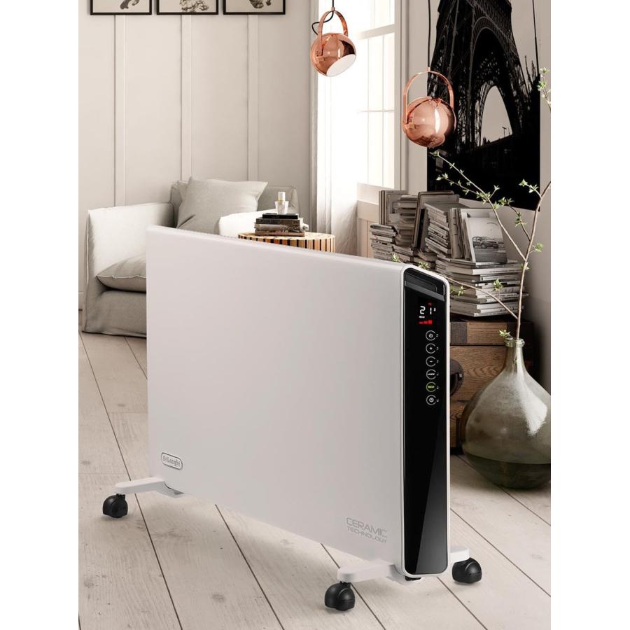 デロンギ コンベクターヒーター HXJ60L12-WH 1200Wホワイト 暖房