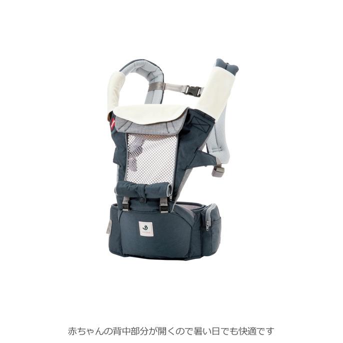MIKI HOUSE（ミキハウス） ベビーキャリア ヒップシート 抱っこ紐 2年