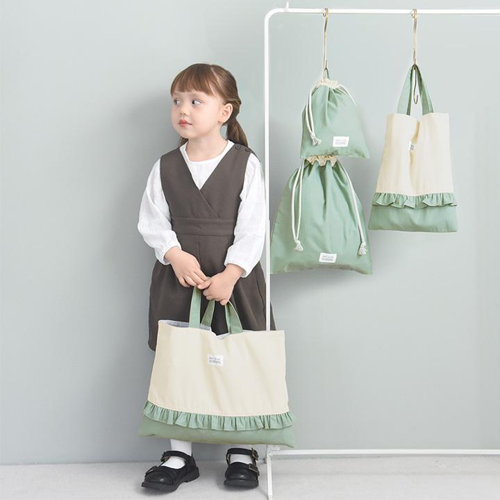 kukka ja puu（クッカヤプー） 入園入学4点セット 北欧シンプル無地