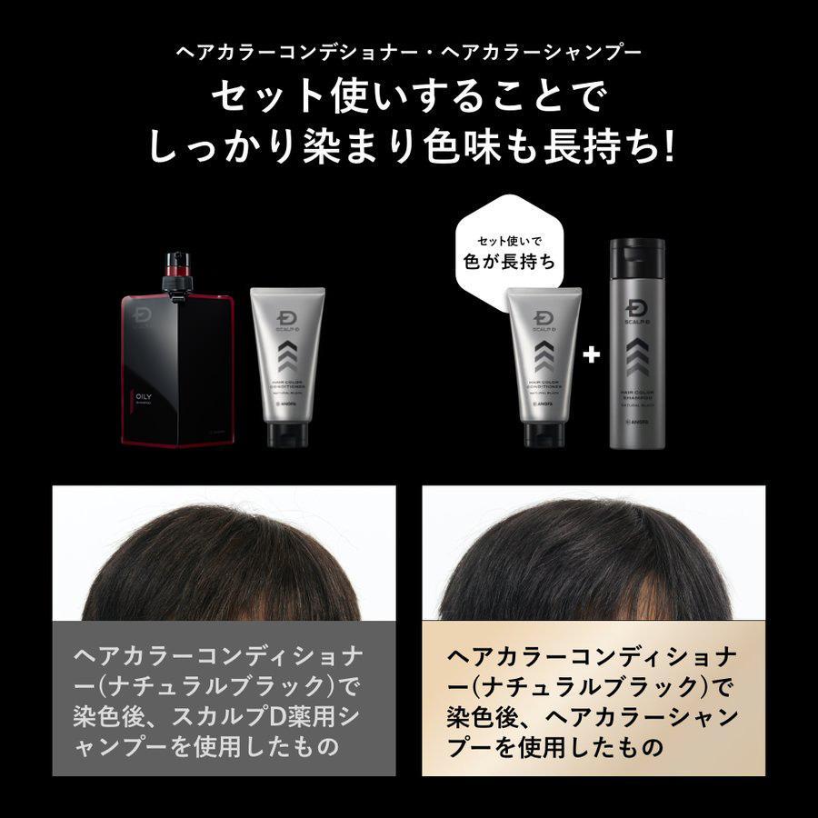 白髪染め ヘアカラー シャンプー + コンディショナーナチュラル