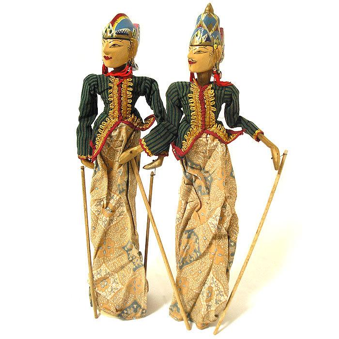 インドネシア 操り人形 ラーマ・ヤーナ [H.約50cm] 人形芝居