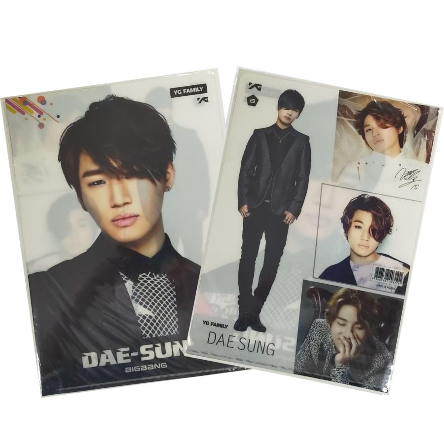 テソン D-LITE ビッグバン BIGBANG A4 クリアファイル 韓流 グッズ