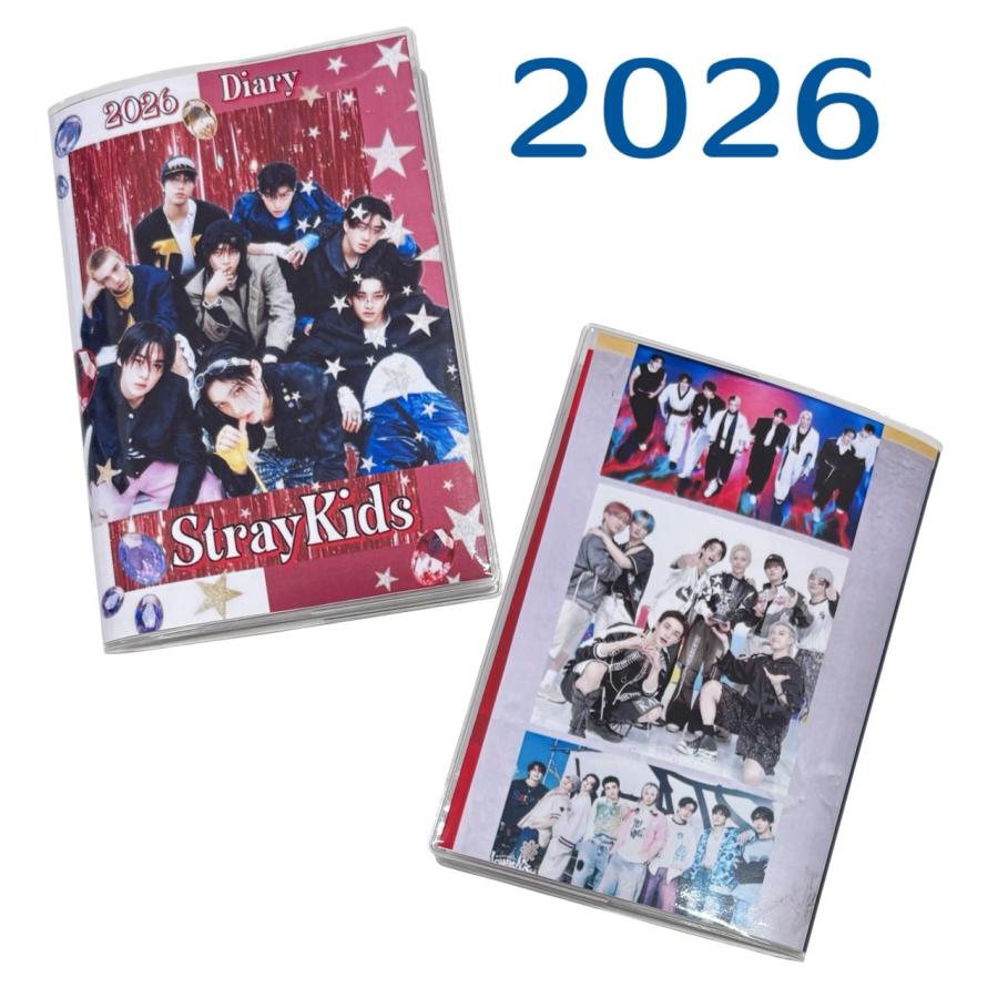 STRAYKIDS ストレイキッズ スキズ 2026 ダイアリー 手帳 A6サイズ