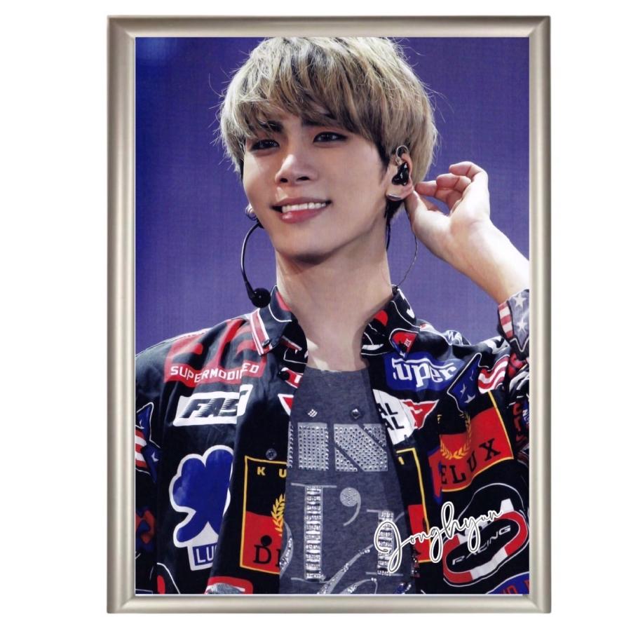 ジョンヒョン SHINee シャイニー フォトプレート 額入り 写真 A4サイズ