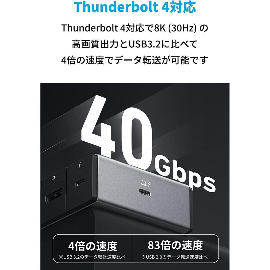Anker（アンカー） Anker 778 Thunderbolt ドッキングステーション (12