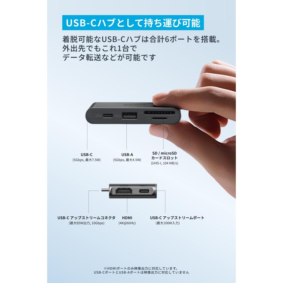 Anker（アンカー） Anker Nano ドッキングステーション (13-in-1, 着脱