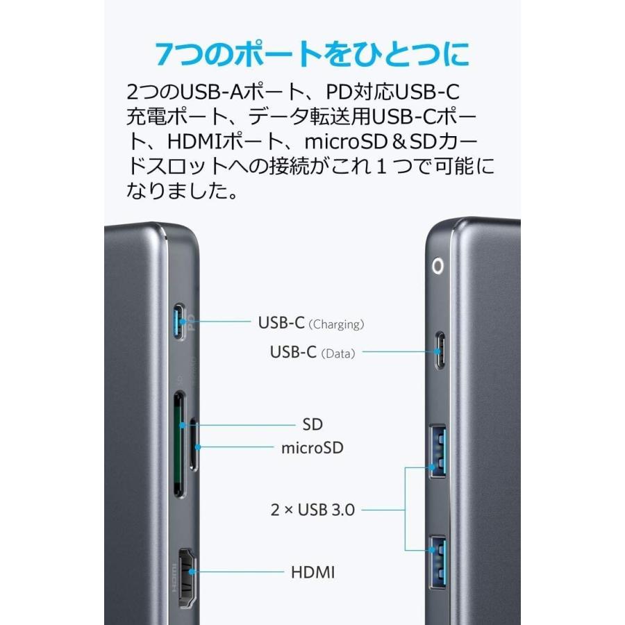 Anker（アンカー） Anker PowerExpand+ 7-in-1 USB-C PD メディア ハブ