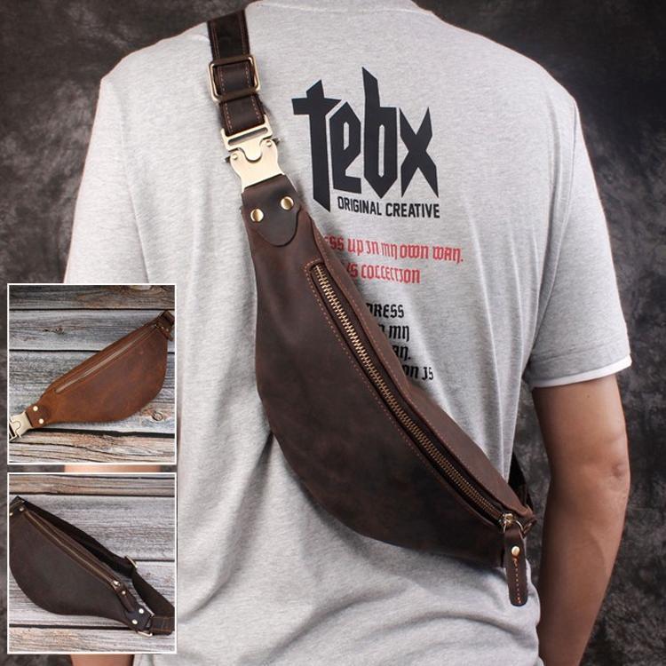 ウエストバッグ メンズ 牛革 レザー 2way ボディバッグ こし掛け