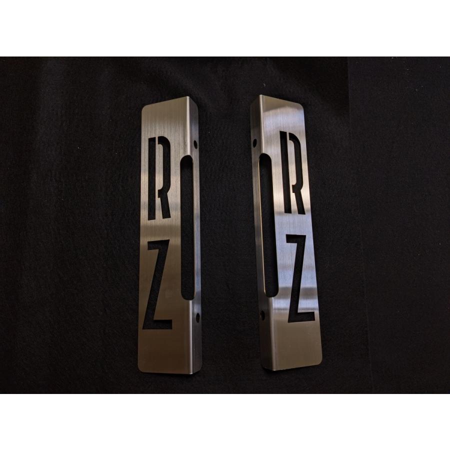 YAMAHA RZ250 ラジエーターカバー 軽量化タイプ ヘアライン ステンレス