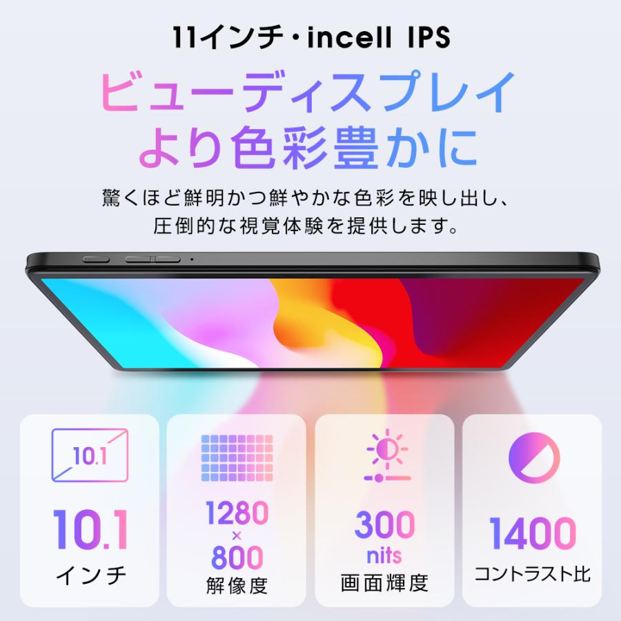 Android14 タブレット PC 本体 10インチ Wi-Fiモデル 12GB+64GB+1TB-TF