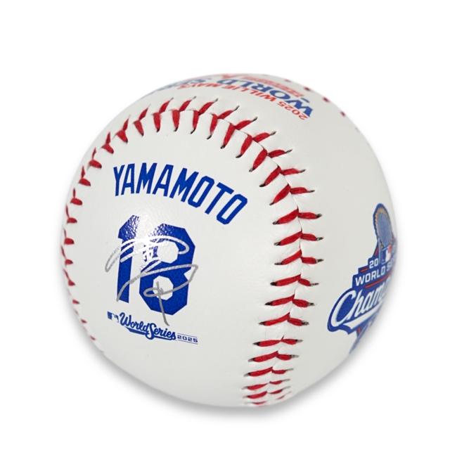 山本由伸 2025 ワールドシリーズ MVP 記念ボール ドジャース MLB