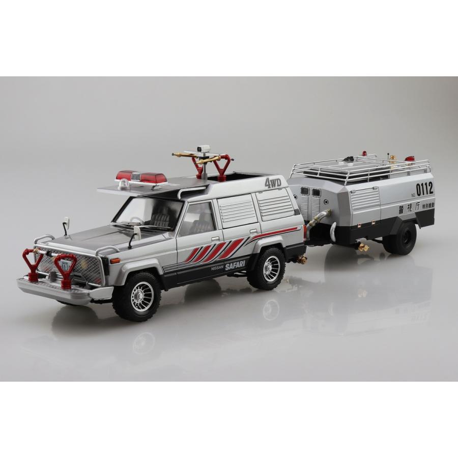青島文化教材社 アオシマ 1/24 西部警察 No.7 サファリ4WD＆タンク車