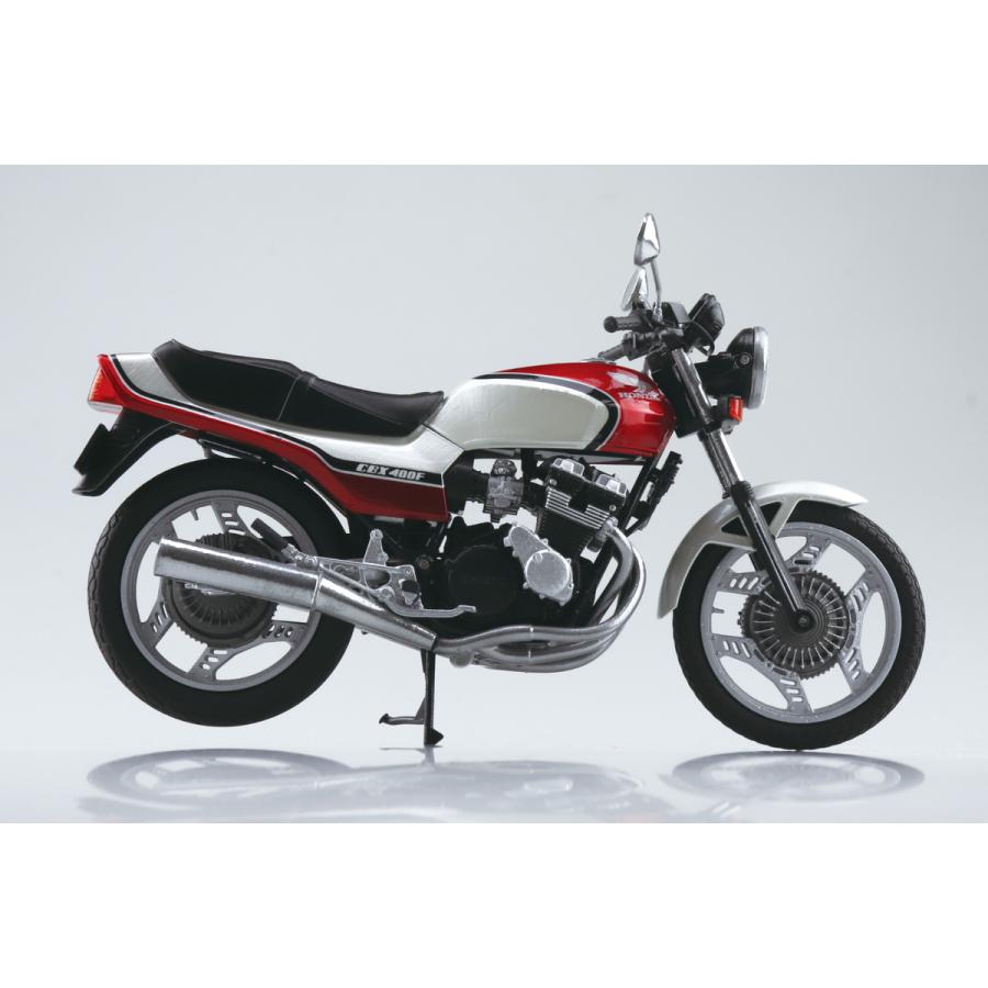 青島文化教材社 アオシマ 1/12 完成品バイク Honda CBX400F パール
