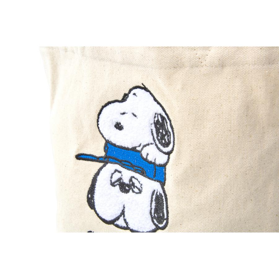 SNOOPY（スヌーピー） ミニ トートバッグ キャンバス 刺繍 帆布 オラフ
