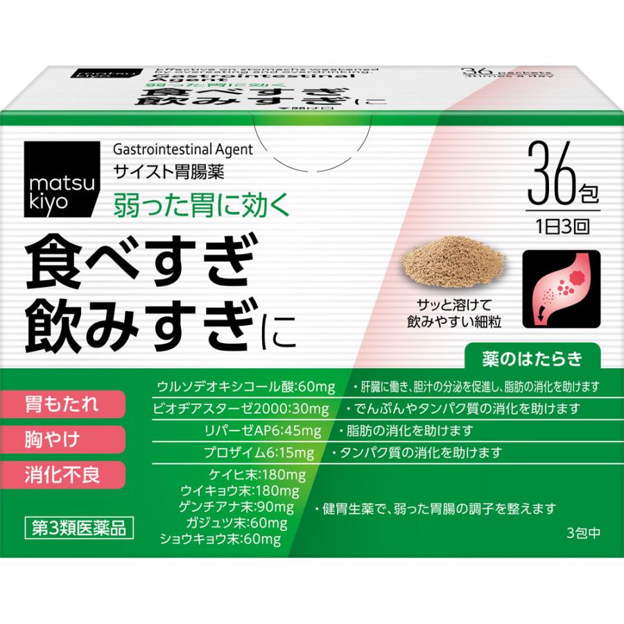 matsukiyo 【第3類医薬品】MKサイスト胃腸薬36包 : ABCドラッグ - 通販