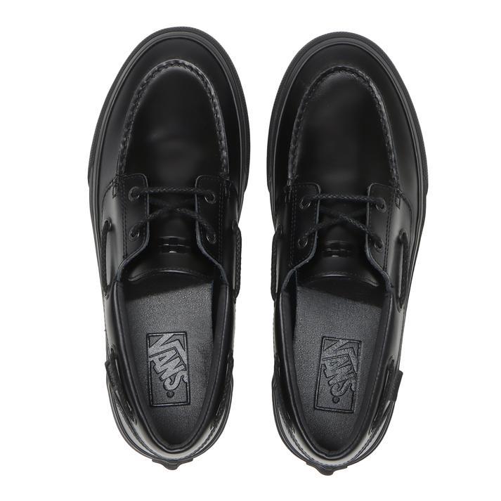 VANS（ヴァンズ） 2 EYELET 2アイレット V176CF BLACK/BLACK : ABC