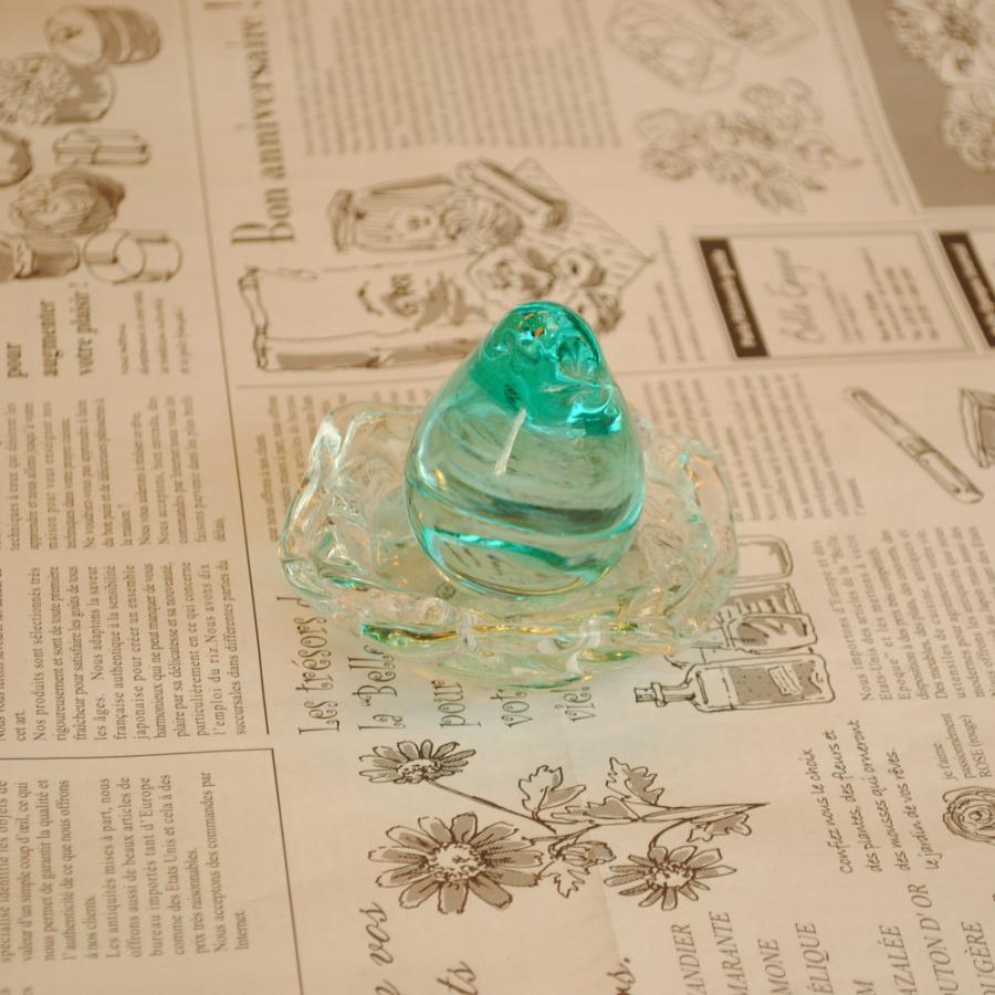 鳥 置物 オブジェ ガラス かわいい ペーパーウェイト 青い鳥 ガラス