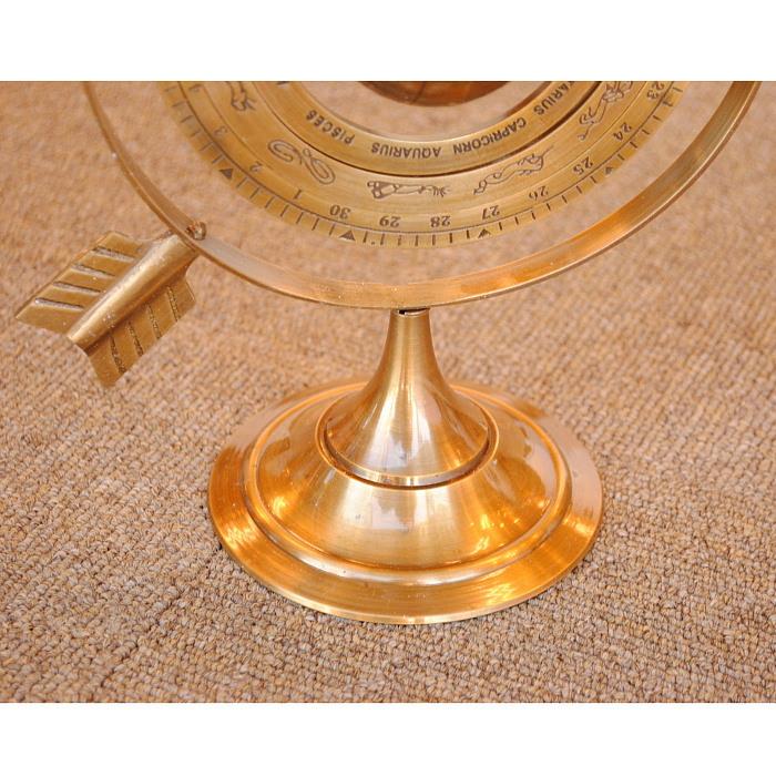 天球儀 おしゃれ 真鍮製 アンティーク調 地球儀 星座 座標 経度 緯度