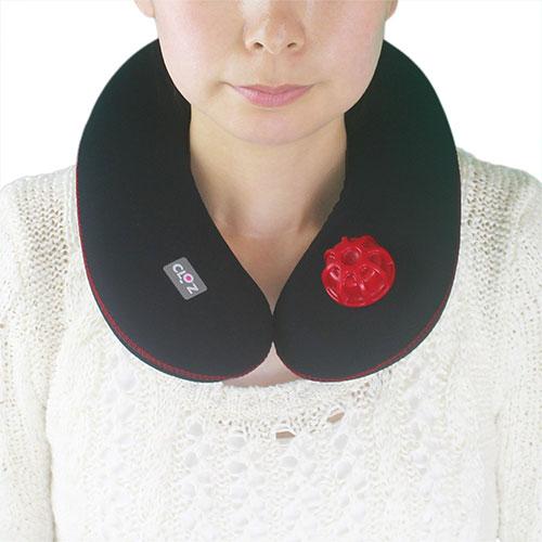 クロッツ やわらか湯たんぽ 肩用タイプ（ブラック）湯量0.8L｜送料無料